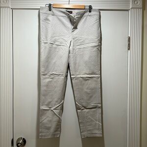 Crosby Ivory Dotted Straight Leg Pants